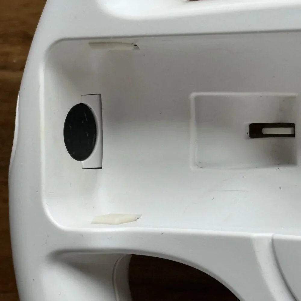 OEM Nintendo White WII WII U Mario Kart Steering Racing Wheel RVL-024 Genuine